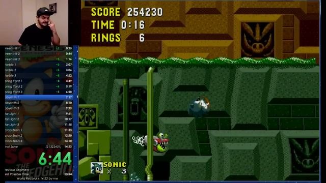 Sonic The Hedgehog (SEGA) Speedrun мировой рекорд - Соник - Ёжик (СЕГА) Спидран .mp4 смотреть онлайн