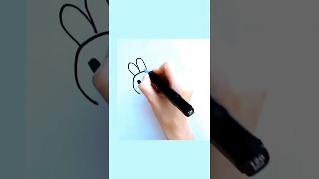 Простые уроки рисования.рисуем котика и зайчика смотреть онлайн
