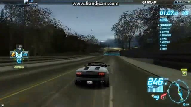 NFS World- Lamborghini Gallardo Spyder (599=B) Lions Challenge in 2:11.99 смотреть онлайн