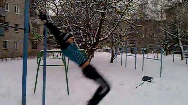 гейнер(сальто назад с турника)