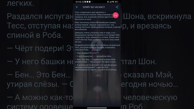 SORRY NO VACANCY. Взахлёб ДЕТЕКТИВ РОМАНТИКА МИСТИКА