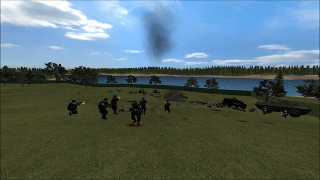 Combine VS SWAT EPIC NPC Battle garry's mod смотреть онлайн