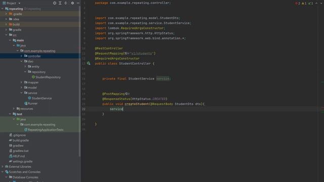 Rest API with all HTTP methods and JUnit test смотреть онлайн