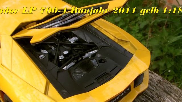 Lamborghini Aventador gelb von Welly смотреть онлайн