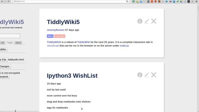 git pull 4APR tiddly wiki 5 loading my own tw5 html causes strange frame behavior смотреть онлайн