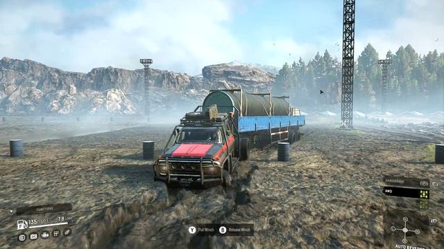 SnowRunner | Ford F750 with Semitrailer (Testdrive) смотреть онлайн