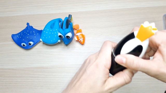 Пингвинёнок МиМи . Robo Fish Робот рыбка.Рыбки из мультфильма NEMO. смотреть онлайн