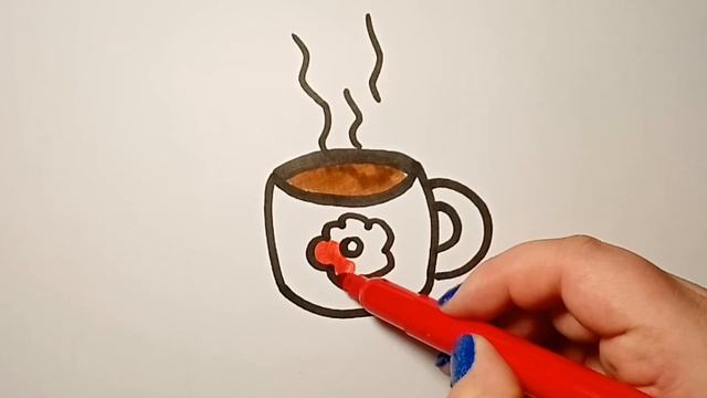 Bolalar uchun Chashka rasm chizish/Drawing Cup Tea for children/Рисование Чашка для детей смотреть онлайн