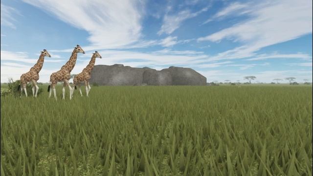 Wild Africa │Episode 1 - Rutting and Giraffes │Roblox - Testing A (Wild Savanna) смотреть онлайн