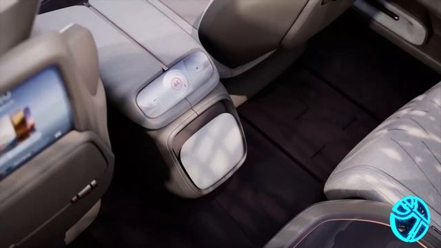 Электроседан Skyworth Skyhome. Космический салон с огромным телевизором и холодильником!