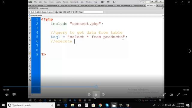 PHP Display Data from MySQL table In Bangla смотреть онлайн