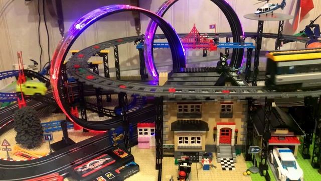 Строим лего город вместе с внуком. смотреть онлайн