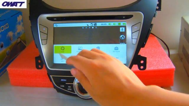 Система Android, 3G, WiFi, Bluetooth, FM / AM, Hyundai Elantra DVD Radio GPS игрока смотреть онлайн