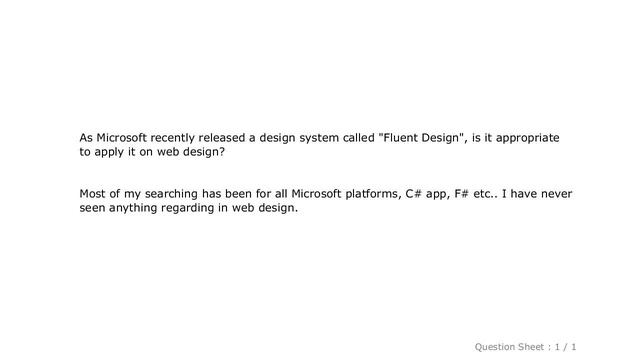 CSS : Microsoft Fluent Design for Web (CSS framework) смотреть онлайн