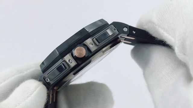 Royal Oak Offshore 44mm Black Ceramic Germany Edition JF 1:1 Best Edition on Rubber Strap A3126 V2 смотреть онлайн