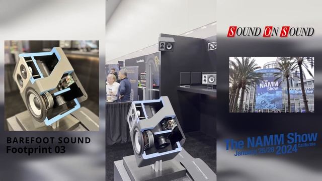 NAMM 2024: Barefoot Sound Footprint 03 compact monitors смотреть онлайн