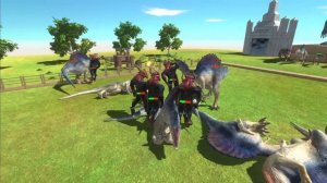 Zilla Godzilla Carnivore Dinosaurs VS Raijin Infernals - Animal Revolt Battle Simulator