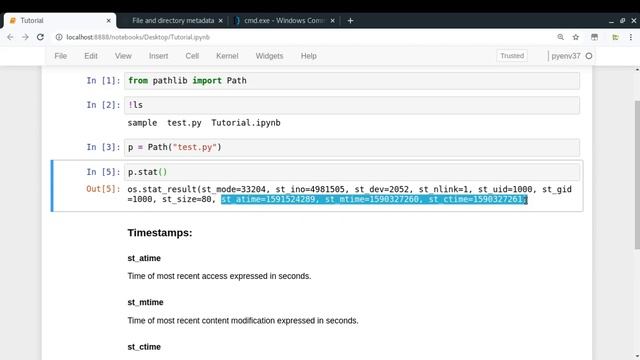 Fetching File Timestamps using Python смотреть онлайн