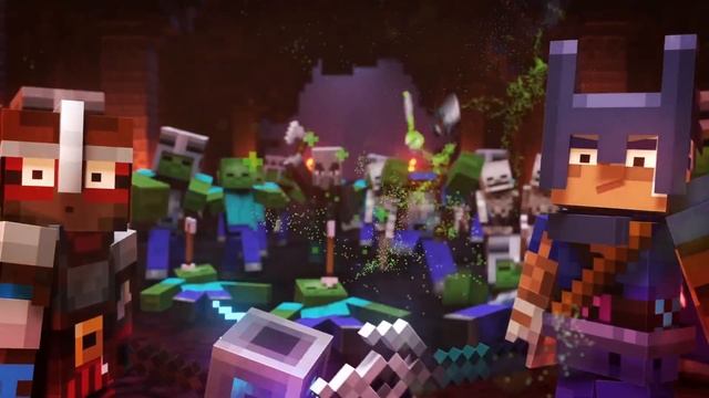 Minecraft Dungeons - Official Cross-Platform Play Trailer смотреть онлайн