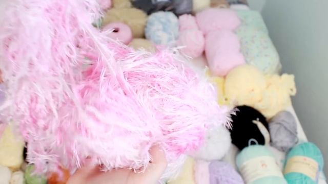Пушистая пряжа для игрушек ♥ Запасы пряжи (фантазийная) смотреть онлайн