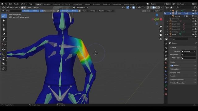Weight Painting Updates in Blender 4 смотреть онлайн