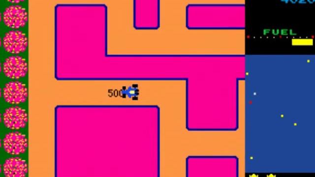 New Rally X MAME Gameplay video Snapshot -Rom name nrallyx- смотреть онлайн