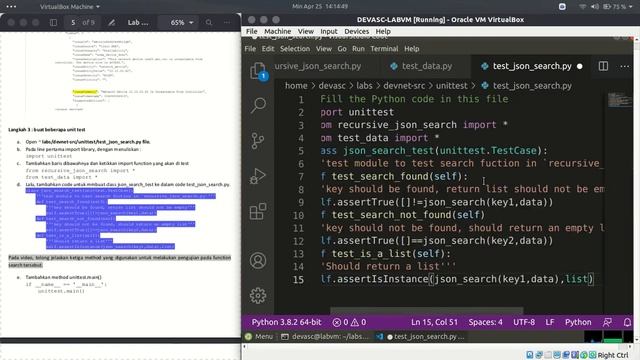 Lab 3.5.7 - Create a Python Unit Test смотреть онлайн