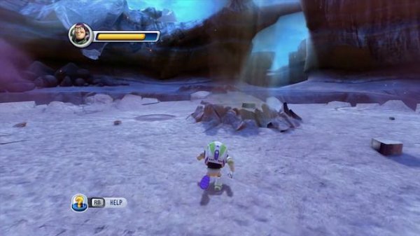 Toy Story 3 Buzz Video Game Playthrough XBOX 360 Original Hardware Game