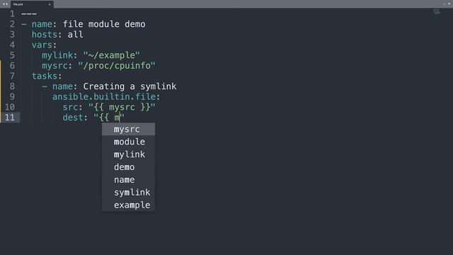Create a symbolic link (also symlink or soft link) in Linux - Ansible module file смотреть онлайн
