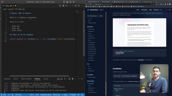 Using MDX (markdown) in NextJs 13 `app` folder