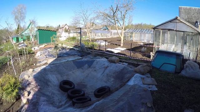 искусственный пруд на даче своими руками 1 часть смотреть онлайн