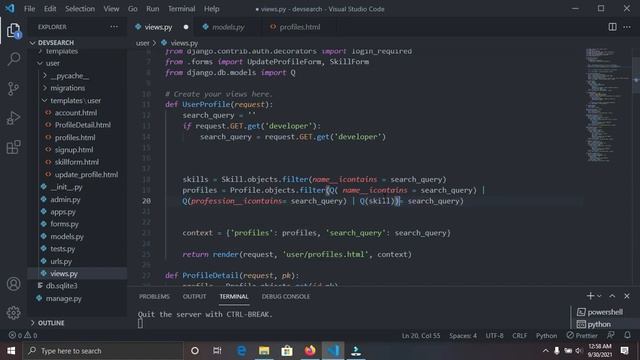 Django Search Bar Tutorial | Create a Search Bar with Django смотреть онлайн