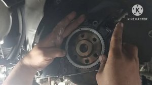 Volkswagen polo 1.6 Rear crankshaft seal with pulse ring replacement