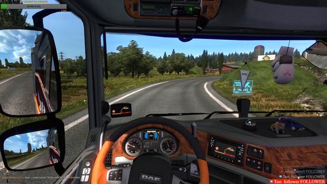 Стрим.Euro Truck Simulator 2 /.Truckers MP.Контракт.Из Stuttgart 5 раз не менее 250 км без урона. смотреть онлайн