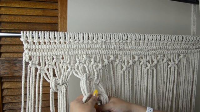 MACRAME CURTAIN PINTEREST STYLE TUTORIAL / CORTINA EN MACRAMÉ ESTILO PINTEREST!!