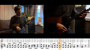 «Светит месяц» на балалайке (табы) / «The Moon Shines» on the balalaika (with tabs)