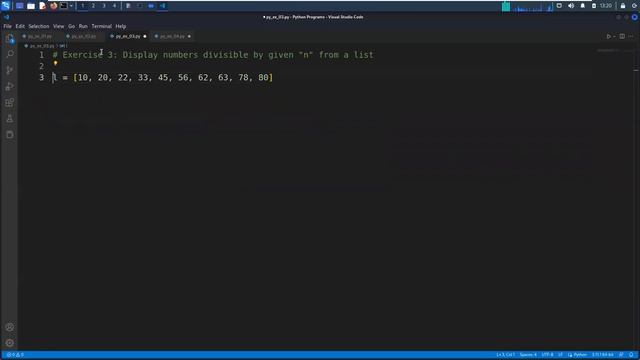 Python Exercises Part 01 смотреть онлайн