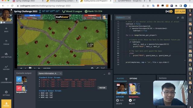 CodinGame: Spring Challenge 2022 First Look смотреть онлайн