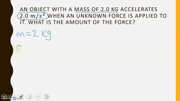 Solving Newton's 2nd Law  Word Problems