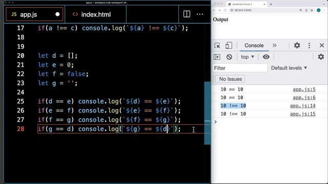 Data Automatic Type Conversion with JavaScript How it works with Code Examples to learn more about смотреть онлайн