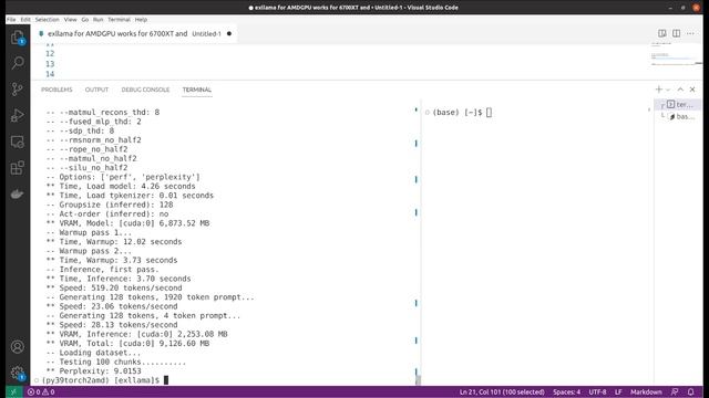 Exllama - AMD GPU LLM made easy on AMD 5000 6000 7000 series GPU #7900XTX #7900XT #6700xt #llama смотреть онлайн