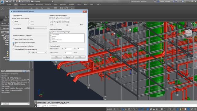 AutoCAD Plant 3D Creating a Production Isometric Drawing смотреть онлайн