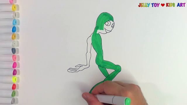 How to Draw Alien Dance vs Green alien song Dame tu Cosita El chombo Funny | New Video смотреть онлайн