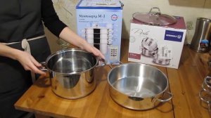 Мантоварки большие из нержавеющей стали (сравнительный обзор: Tima М-3 vs Korkmaz).