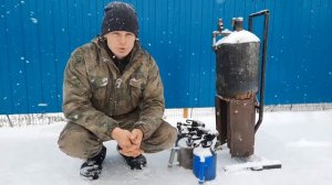 Отогрев канализации самодельным парогенератором