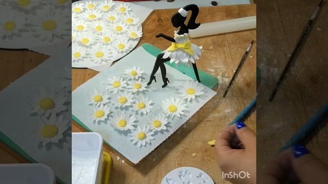 ???Тортик з  ромашками???..Оформлення тортика ???...Така ніжність...сонячність..Ромашки...????