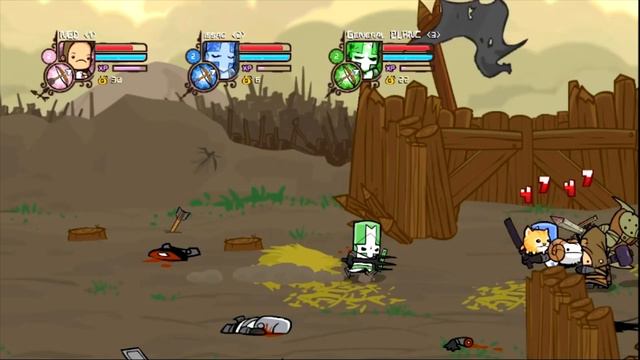 Castle Crashers pt1 | PC controls suck | смотреть онлайн