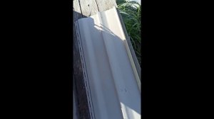 Сайдинг. Монтаж последней панели. Финишная планка