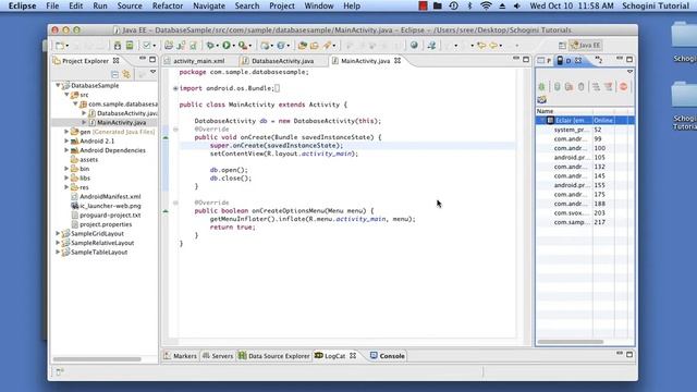 06 02 Database - Android App Development Tutorial Part 06 смотреть онлайн