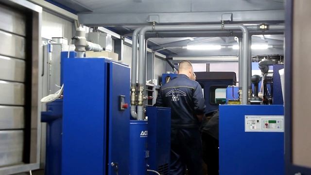 Винтовая модульная компрессорная станция для металлургической компании смотреть онлайн
